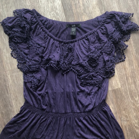 Women’s Rain Ruffle Off Shoulder Blouse Sz M - Picture 3 of 4